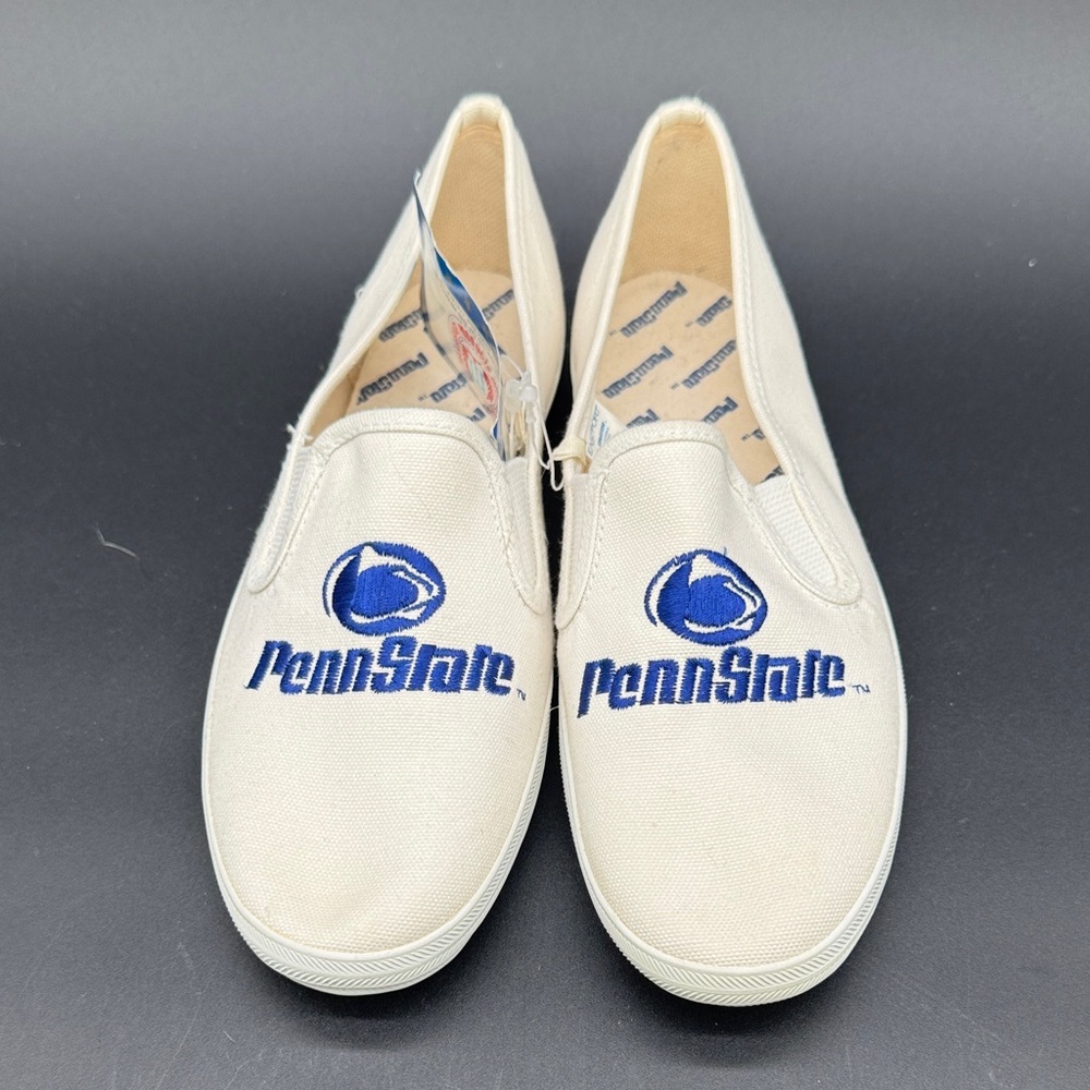 Penn State Slip On Canvas Shoes Sneakers Size 8 NWT